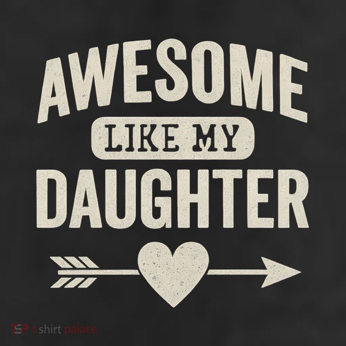 Awesome Like My Daughter 7 Panel Mesh Trucker Snapback Hat