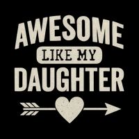 Awesome Like My Daughter Cooling Performance Crew T-Shirt