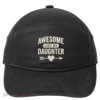 Awesome Like My Daughter 7-Panel Snapback Hat