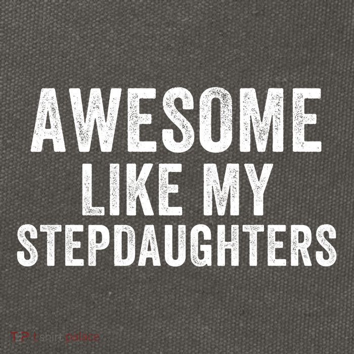 Awesome Like My Stepdaughters Father’S Day Humor Proud Dad My Stepdaughters Cotton Canvas Backpack