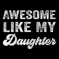 Awesome Like My Daughter Fathers Day 7-Panel Snapback Hat