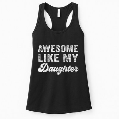 Awesome Like My Daughter Fathers Day Womens Tank Top