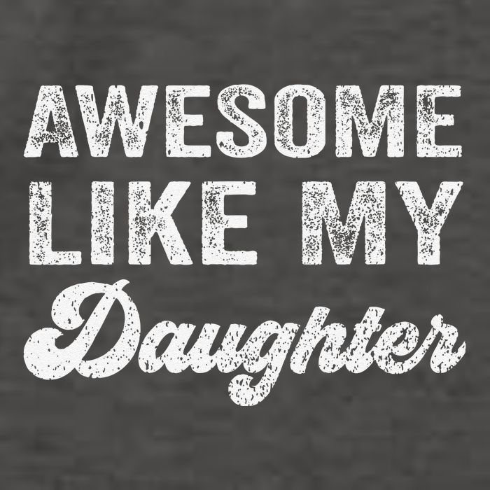 Awesome Like My Daughter Fathers Day Vector Backpack