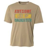 Awesome Like My Daughter Retro Man Dad Funny Fathers Cooling Performance Crew T-Shirt