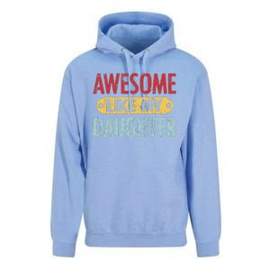 Awesome Like My Daughter Parents Day Unisex Surf Hoodie