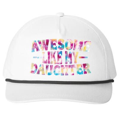 Awesome Like My Daughter Gift Snapback Five-Panel Rope Hat