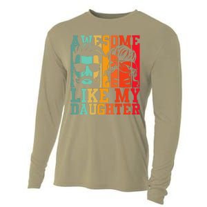 Awesome Like My Daughter Funny Dad And Daughter FatherS Day Cooling Performance Long Sleeve Crew