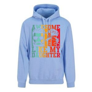 Awesome Like My Daughter Funny Dad And Daughter FatherS Day Unisex Surf Hoodie