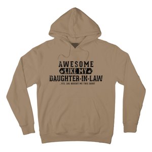 Awesome Like My Daughter In Law FatherS Day Funny Dad Joke Hoodie