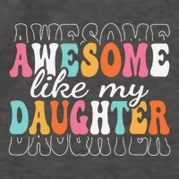Awesome Like My Daughter Funny Mama Mother Mom Daughter Vector Backpack
