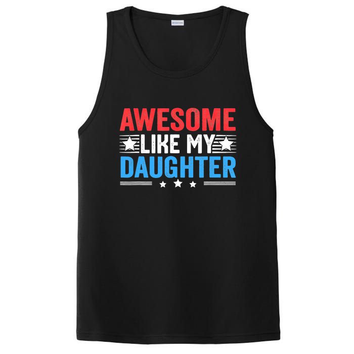 Awesome Like My Daughter Parents Day PosiCharge Competitor Tank