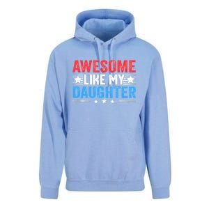 Awesome Like My Daughter Parents Day Unisex Surf Hoodie