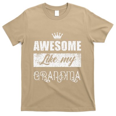 Awesome Like My Grandma MotherS Day Gifts Form Son Daughter T-Shirt