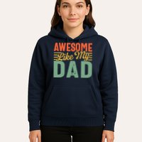 Awesome Like My Dad Family Lover Retro Vintage Hoodie