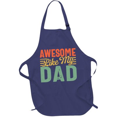 Awesome Like My Dad Family Lover Retro Vintage Apron
