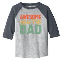 Awesome Like My Dad Family Lover Retro Vintage Toddler Fine Jersey T-Shirt