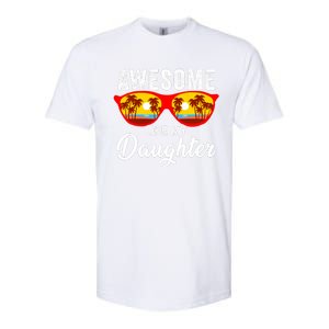 Awesome Like My Daughter Sunglasses Funny Father Day Dad Softstyle CVC T-Shirt