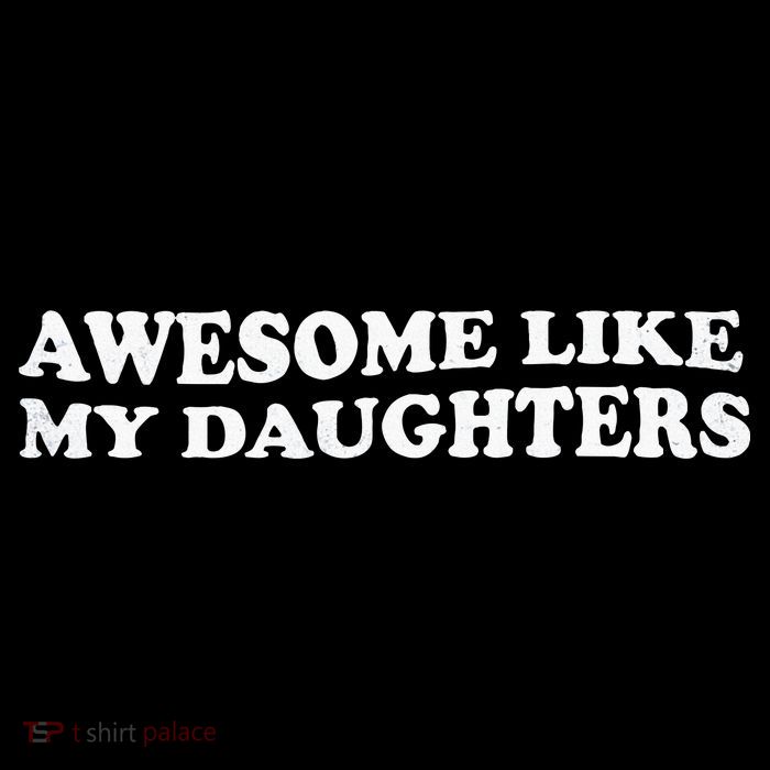 Awesome Like My Daughters Funny Mother Father Sustainable Beanie