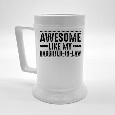 Awesome Like My Daughter In Law Retro Funny Saying Beer Stein