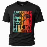 Awesome Like My Daughter Funny Dad And Daughter FatherS Day Cooling Performance Crew T-Shirt