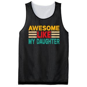 Awesome Like My Daughter Funny Dad Awesome Like My Daughter Mesh Reversible Basketball Jersey Tank