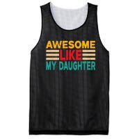 Awesome Like My Daughter Funny Dad Awesome Like My Daughter Mesh Reversible Basketball Jersey Tank