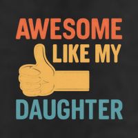 Awesome Like My Daughter - Father's Day Gift Beanie