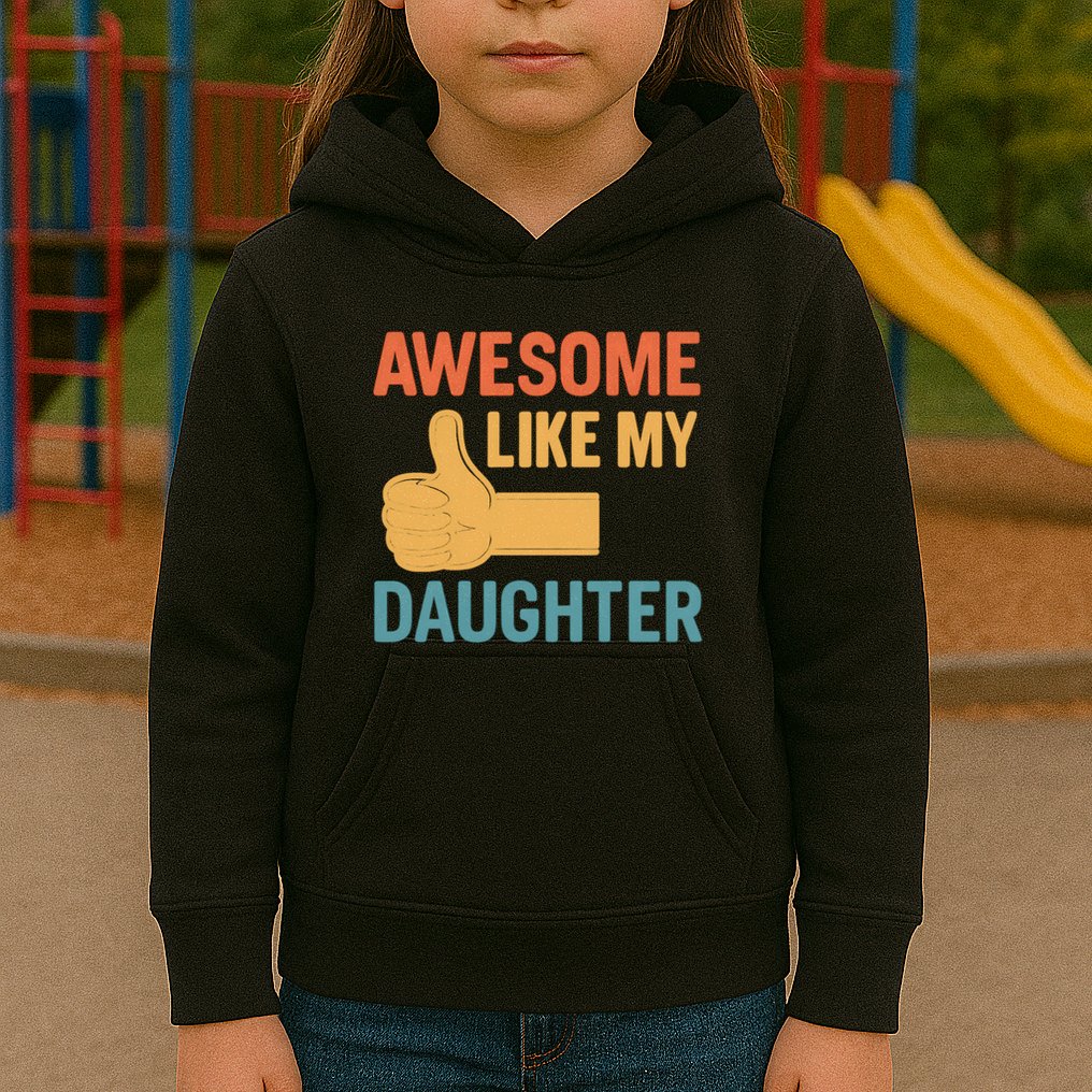 Awesome Like My Daughter - Father's Day Gift Kids Hoodie