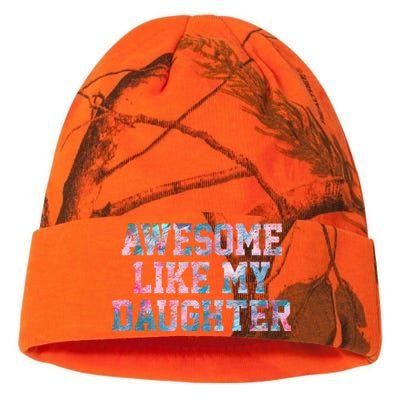 Awesome Like My Daughter Family Lovers Funny Fathers Day Kati Licensed 12" Camo Beanie