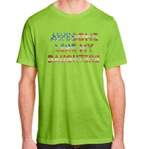 Awesome Like My Daughters Fathers Day Adult ChromaSoft Performance T-Shirt