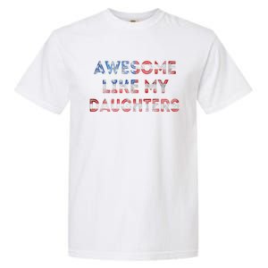 Awesome Like My Daughters Fathers Day Garment-Dyed Heavyweight T-Shirt