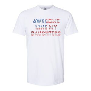 Awesome Like My Daughters Fathers Day Softstyle CVC T-Shirt