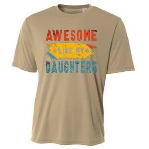 Awesome Like My Daughter Proud Love Father Daughter Bond Cooling Performance Crew T-Shirt