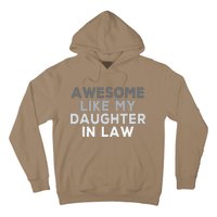 Awesome Like My Daughter In Law FatherS Day In Law Vintage Hoodie