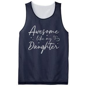 Awesome Like My Daughter For Mom Mama Women Mesh Reversible Basketball Jersey Tank