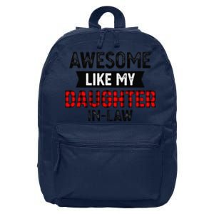 Awesome Like My Daughter In Law Father & Family Lovers 16 in Basic Backpack