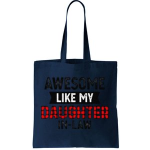 Awesome Like My Daughter In Law Father & Family Lovers Tote Bag