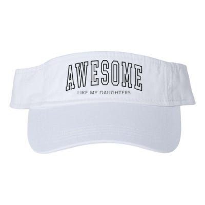 Awesome Like My Daughters Valucap Bio-Washed Visor