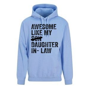 Awesome Like My Daughterinlaw Cool Fathers Day Present Unisex Surf Hoodie