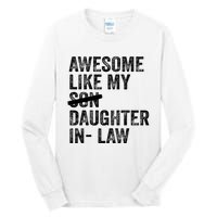 Awesome Like My Daughterinlaw Cool Fathers Day Present Tall Long Sleeve T-Shirt