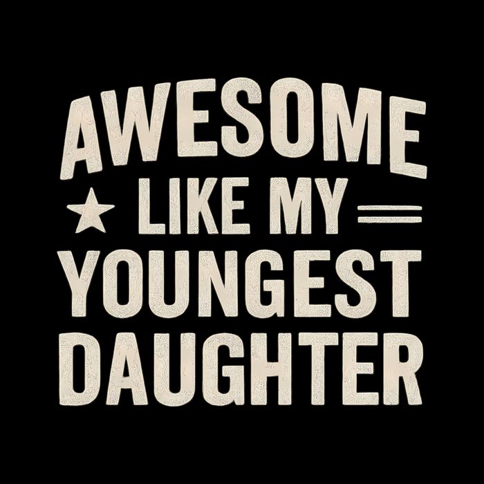 Awesome Like My Youngest Daughter 7-Panel Snapback Hat