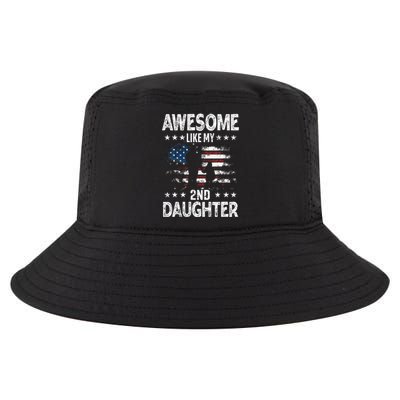 Awesome Like My 2nd Daughter Usa Flag Cool Comfort Performance Bucket Hat