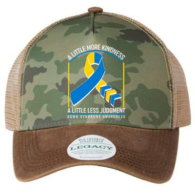 A Little More Kindness A Little Less Judgment Down Syndrome Awareness Legacy Tie Dye Trucker Hat
