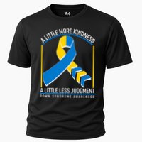 A Little More Kindness A Little Less Judgment Down Syndrome Awareness Performance Shirt