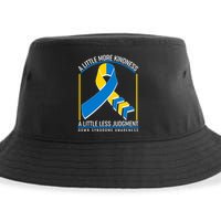 A Little More Kindness A Little Less Judgment Down Syndrome Awareness Sustainable Bucket Hat