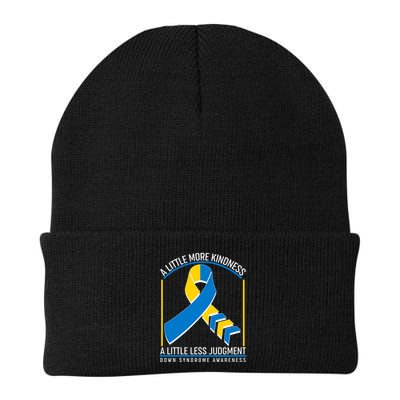 A Little More Kindness A Little Less Judgment Down Syndrome Awareness Beanie