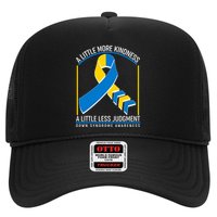 A Little More Kindness A Little Less Judgment Down Syndrome Awareness Trucker Hat