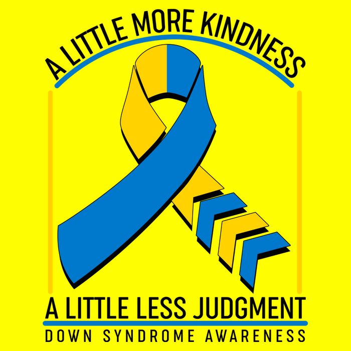 A Little More Kindness A Little Less Judgment Down Syndrome Awareness 25L Jumbo Tote