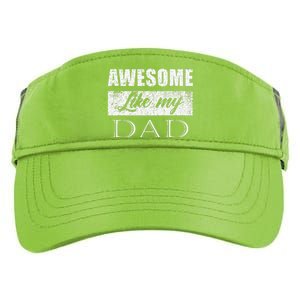 Awesome Like My Dad FatherS Day Gifts From Son & Daughter Adult Drive Performance Visor