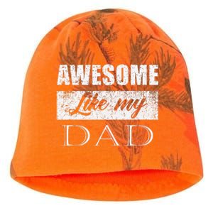 Awesome Like My Dad FatherS Day Gifts From Son & Daughter Kati - Camo Knit Beanie